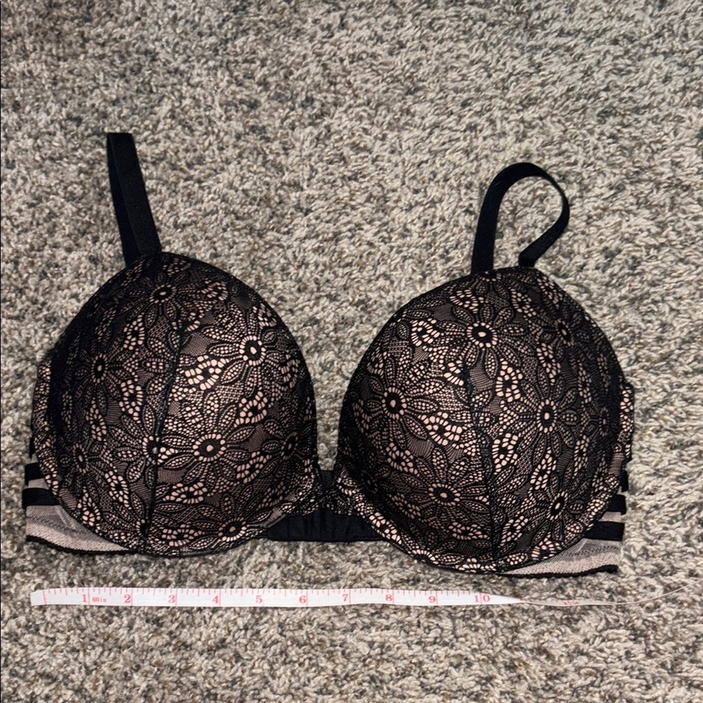 Elegant Black Lace Bra
